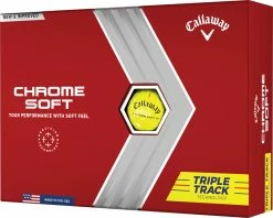Callaway 2022 CHROME SOFT TRIPLE TRACK YELLOW