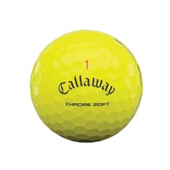 Callaway CHROME SOFT YELLOW TRIPLE TRACK