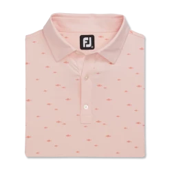 FOOTJOY SCHOOL OF FISH QUARTZ PINK POLO