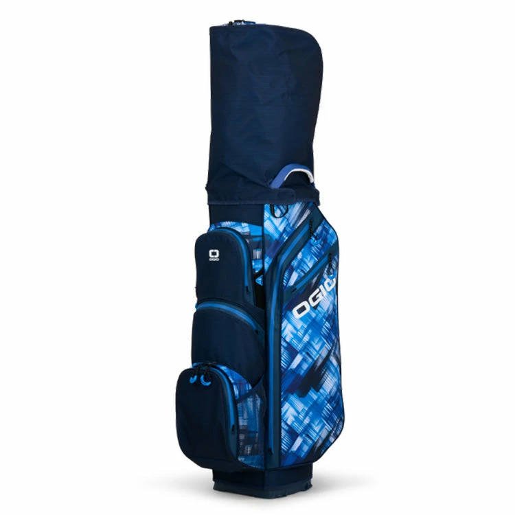 Ogio 2023 All Elements Golf Cart Bag - Blue Hash - Image 3