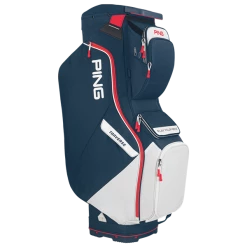 Ping Traverse 214 Golf Cart Bag - Navy/White/Red