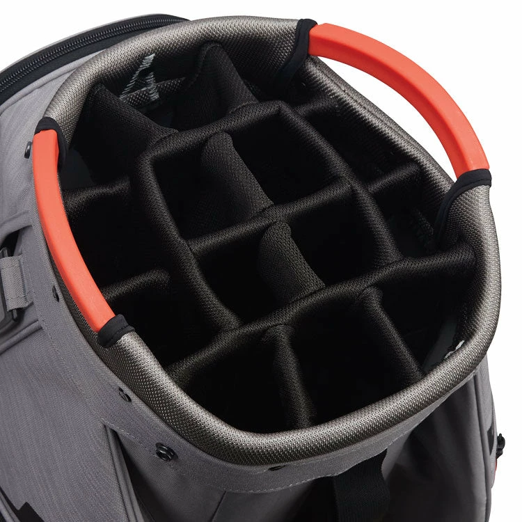 Taylormade Pro 8.0 Golf Cart Bag - Black/White/Charcoal - Image 2