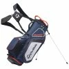 Taylormade 8.0 Pro Golf Stand Bag - Navy/White/Red
