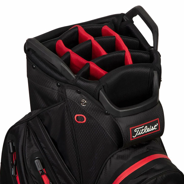 Titleist Stadry 14 Golf Cart Bag - Navy/Red - Image 2