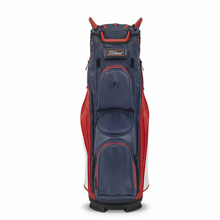 Titleist 2023 Cart 14 Stadry Golf Cart Bag - Navy/Red/White - Image 3